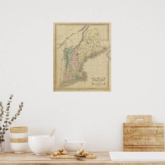 New England Poster (Keuken)