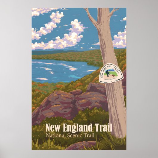 New England Reisposter Poster (Voorkant)