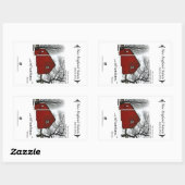 New England Saints Rechthoekige Sticker (Vel)