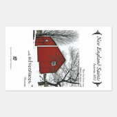 New England Saints Rechthoekige Sticker (Voorkant)