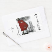 New England Saints Rechthoekige Sticker (Envelop)