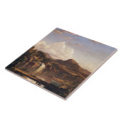 New England Scenery Frederic Edwin Church Tegeltje (Zijkant)