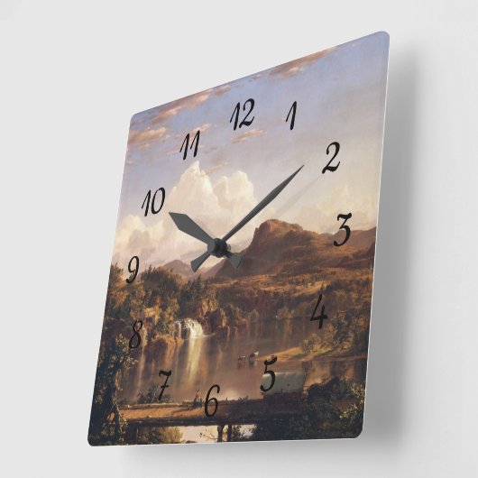 New England Scenery Frederic Edwin Church Vierkante Klok (Hoek)
