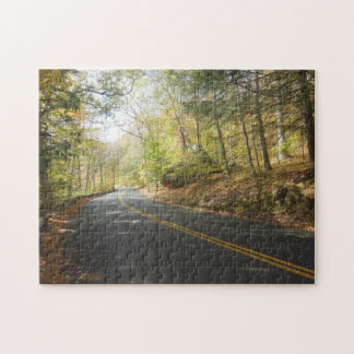 New England Schilderachtig Autumn Road Legpuzzel