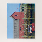 New England Seaside Boat House Fotografie Zomer Legpuzzel (Verticaal)