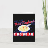 New England Style Clam Chowder Kaart (Voorkant)