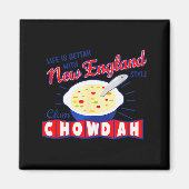 New England Style Clam Chowder  Magneet (Voorkant)