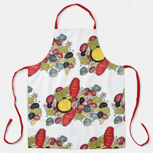 New England Summer Clambake Seafood Restaurant Schort