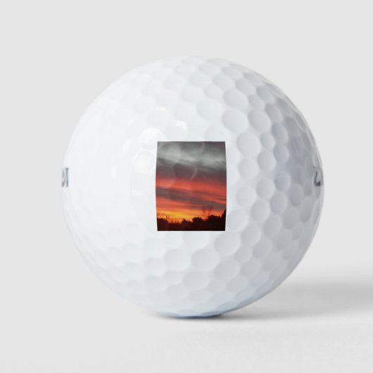 New England Sunset Golfballen (Voorkant)