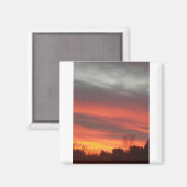 New England Sunset Magneet (Voorkant / Achterkant)