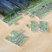 New England Tobacco Barn Autumn Foliage Natuur Legpuzzel (Zijkant)