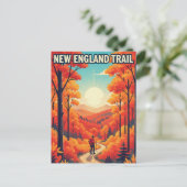 New England Trail Reizen Briefkaart (Staand voorkant)