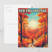 New England Trail Reizen Briefkaart (Voorkant / Achterkant)