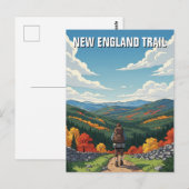 New England Trail Reizen Briefkaart (Voorkant / Achterkant)