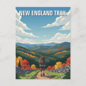 New England Trail Reizen Briefkaart (Voorkant)