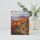 New England Trail Reizen Briefkaart (Staand voorkant)