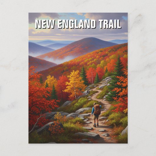 New England Trail Reizen Briefkaart (Voorkant)