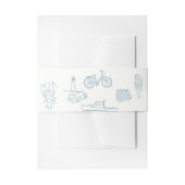 New England Uitnodigingen Wikkel (Voorkant Voorbeeld)