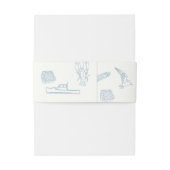 New England Uitnodigingen Wikkel (Achterkant Voorbeeld)