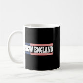 New England Usa Flag Patriotic State Varsity New E Koffiemok (Links)