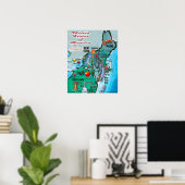 New England USA Poster (Thuiskantoor)