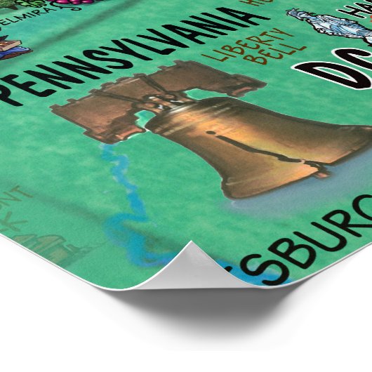 New England USA Poster (Hoek)