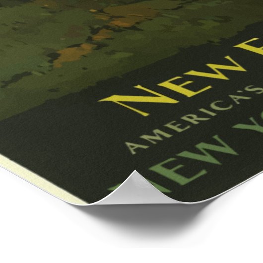 New England USA Vintage Travel Poster (Hoek)