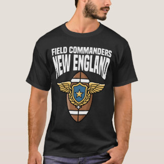NEW ENGLAND VELD COMMANDERS - NEW ENGLAND VOETBAL T-SHIRT