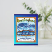 New England Vermont Maple Syrup Briefkaart (Staand voorkant)