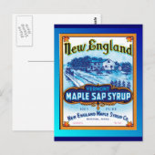 New England Vermont Maple Syrup Briefkaart (Voorkant / Achterkant)