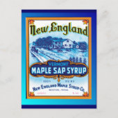 New England Vermont Maple Syrup Briefkaart (Voorkant)