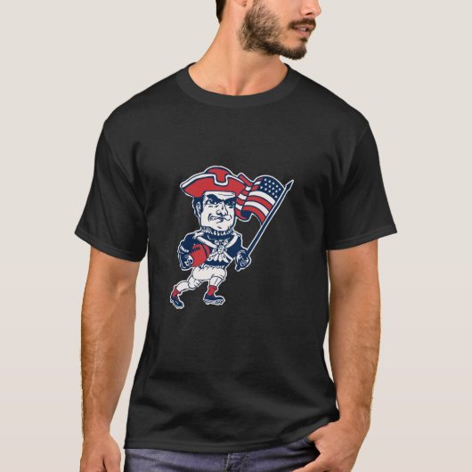 New England Voetbalmaskotte T-shirt (Voorkant)