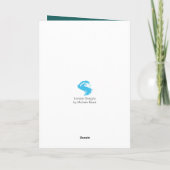 New England voor kerst Feestdagen Kaart (Achterkant)