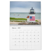 New England vuurtoren kalender (Feb 2027)