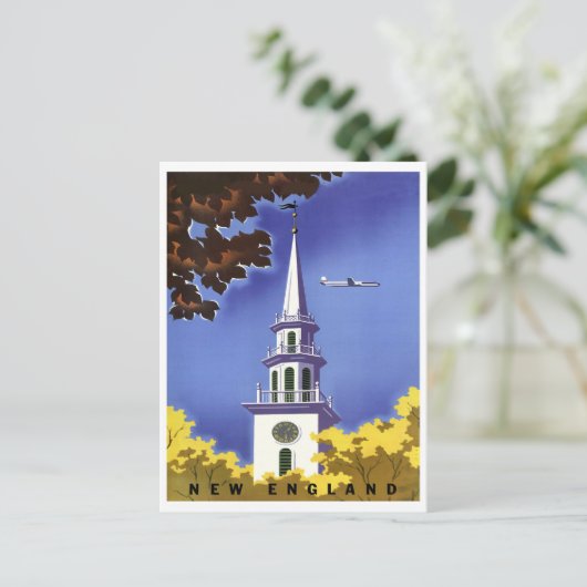 New England, watchtower,  vliegreizen Briefkaart (Staand voorkant)