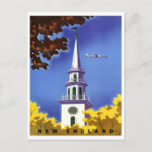 New England, watchtower,  vliegreizen Briefkaart (Voorkant)