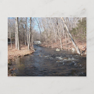 New England waterfall postcard Briefkaart