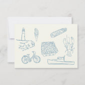 New England Wedding details kaart (Achterkant)