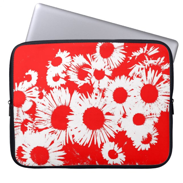 New England Wild Aster Laptop Sleeve (Voorkant)
