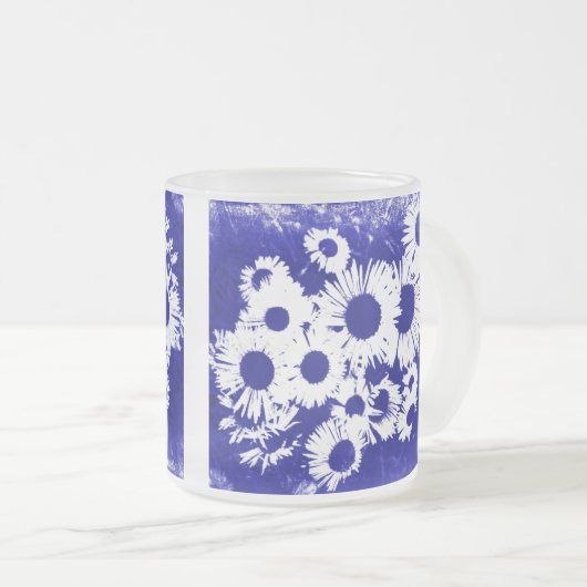 New England Wild Aster Matglas Koffiemok (Voorkant rechts)