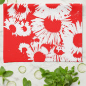 New England Wild Aster Theedoek (Gevouwen)