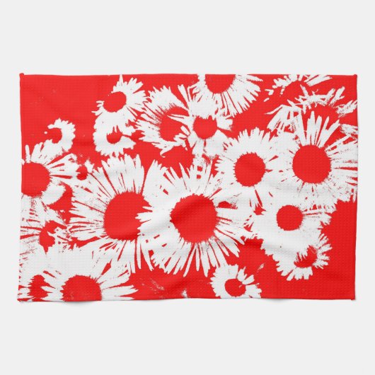 New England Wild Aster Theedoek (Horizontaal)