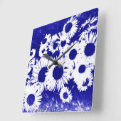 New England Wild Aster Vierkante Klok (Hoek)