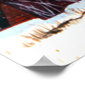 New England Winter Church Poster (Hoek)