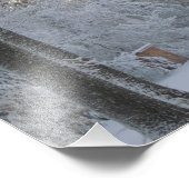 New England Winter Morning Foto Afdruk (Hoek)