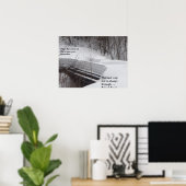 New England Winter Poster (Thuiskantoor)