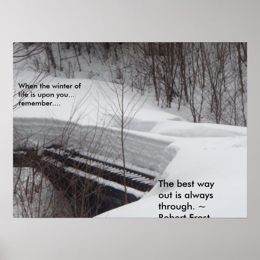 New England Winter Poster (Voorkant)