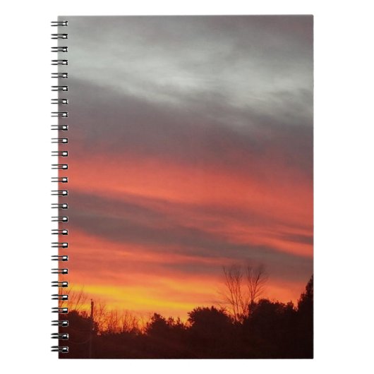New England Zonsondergang Notitieboek (Voorkant)