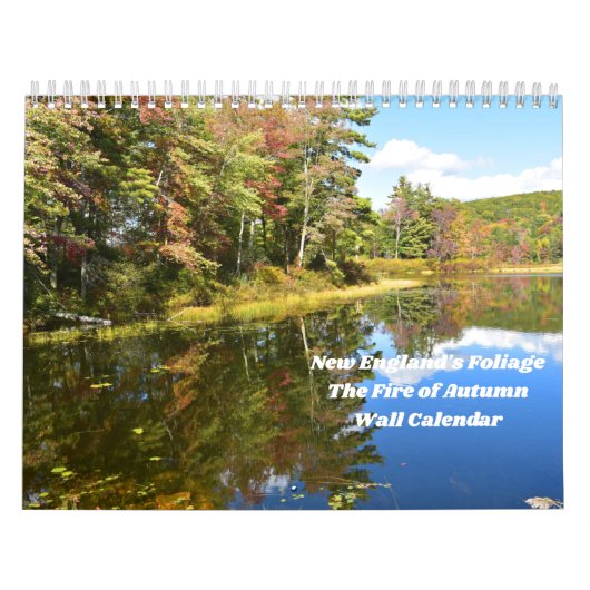 New England's Foliage Wall Agenda Kalender (Hoes)