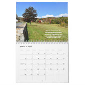 New England's Foliage Wall Agenda Kalender (Mar 2027)